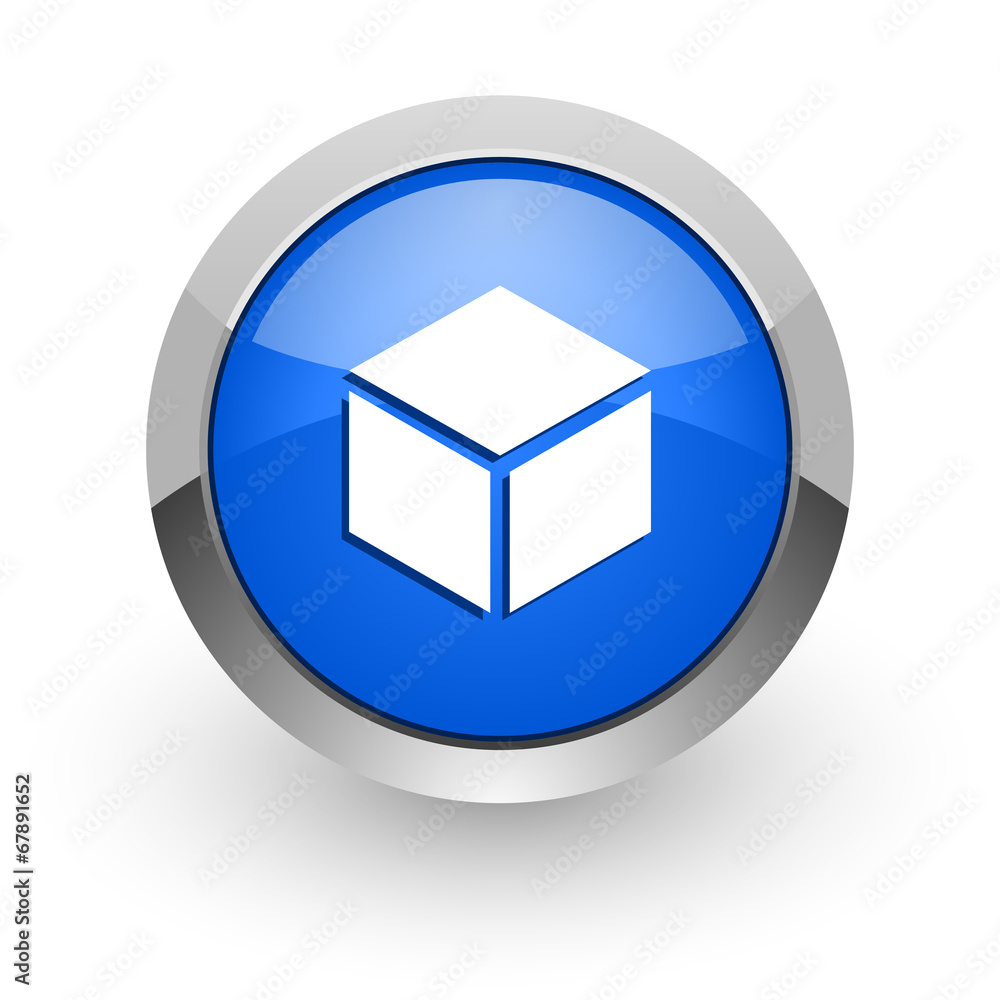box blue glossy web icon box blue glossy web icon