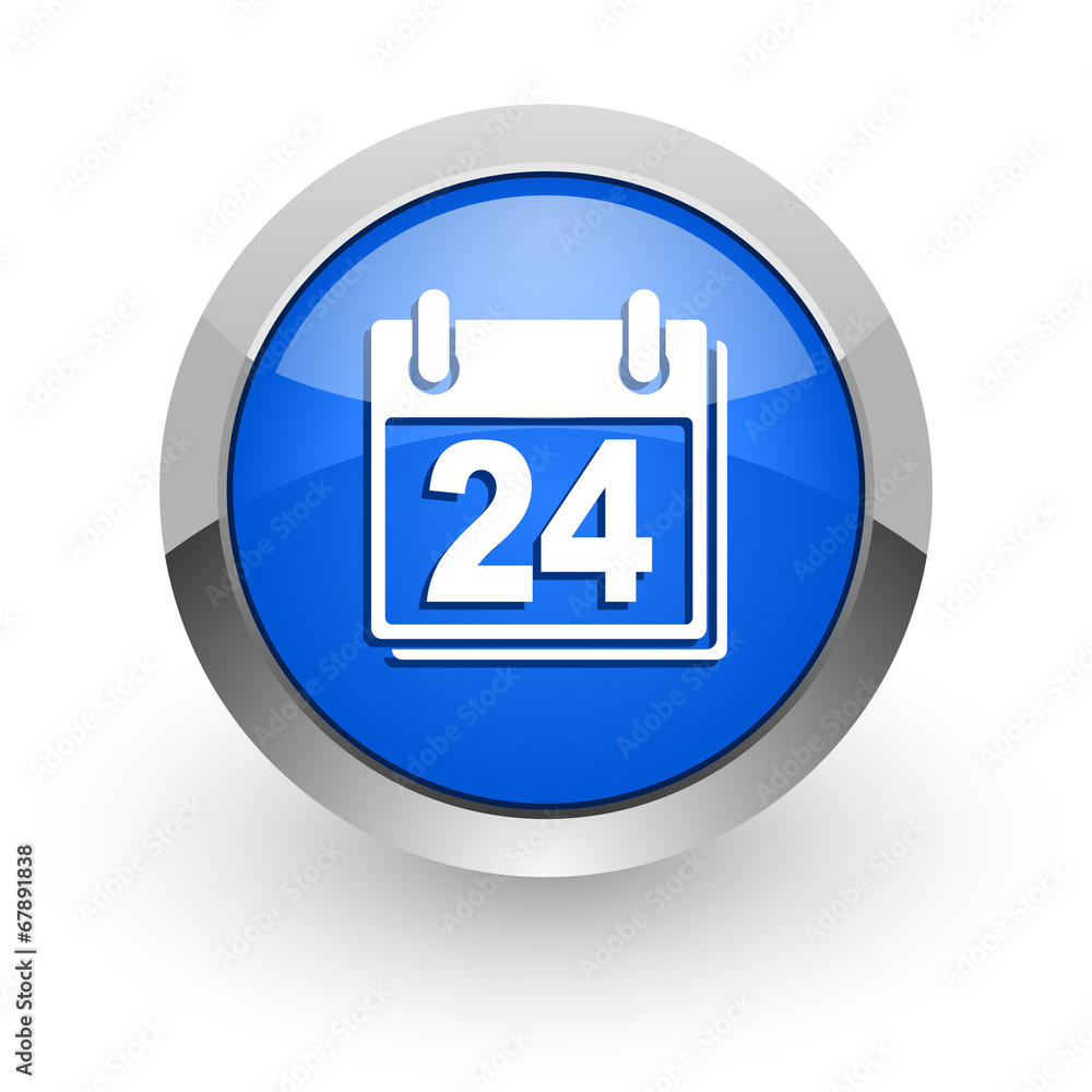 calendar blue glossy web icon calendar blue glossy web icon