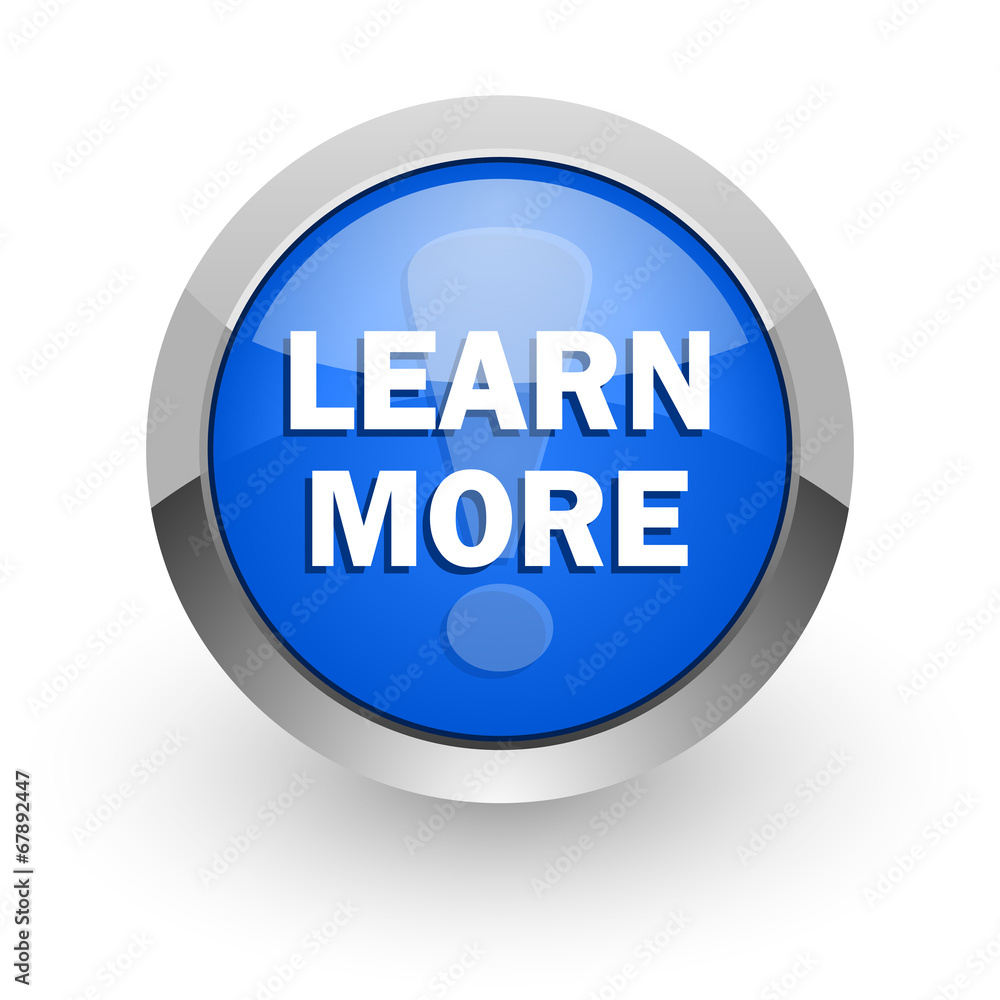 learn more blue glossy web icon learn more blue glossy web icon