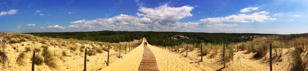 panorama dune du grand crohot - lège