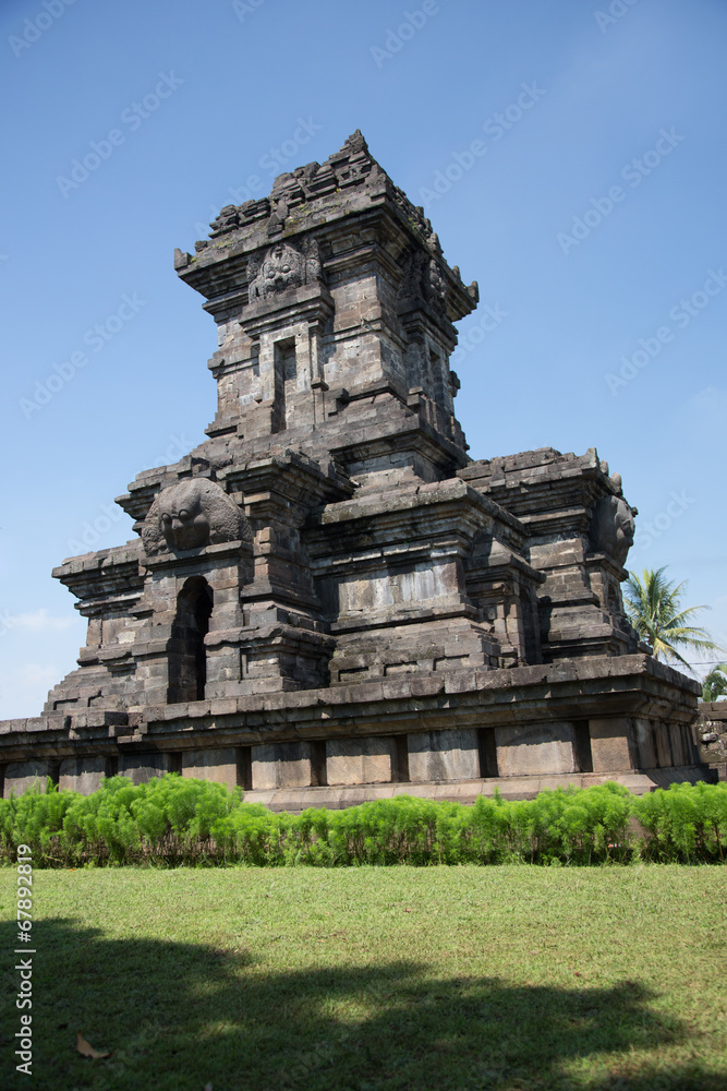 Candi Singosari temple in Java island, Indonesia