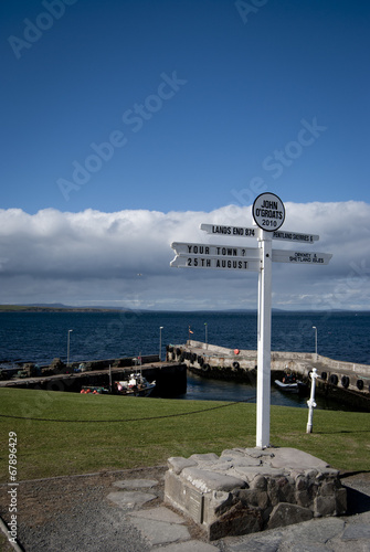 Obraz na płótnie john o' groats w salonie
