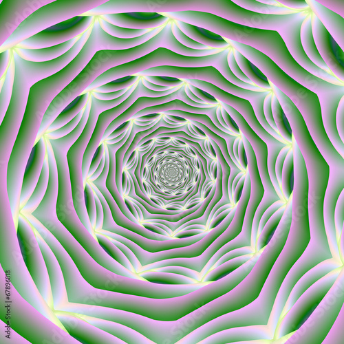 Pink and Green Vortex photo