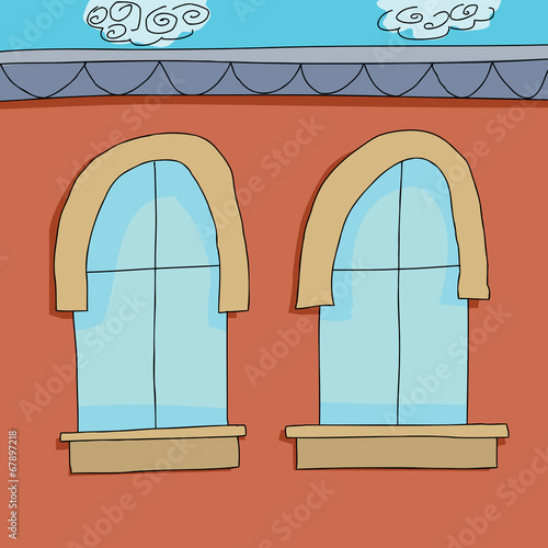 Two Apartment Windows