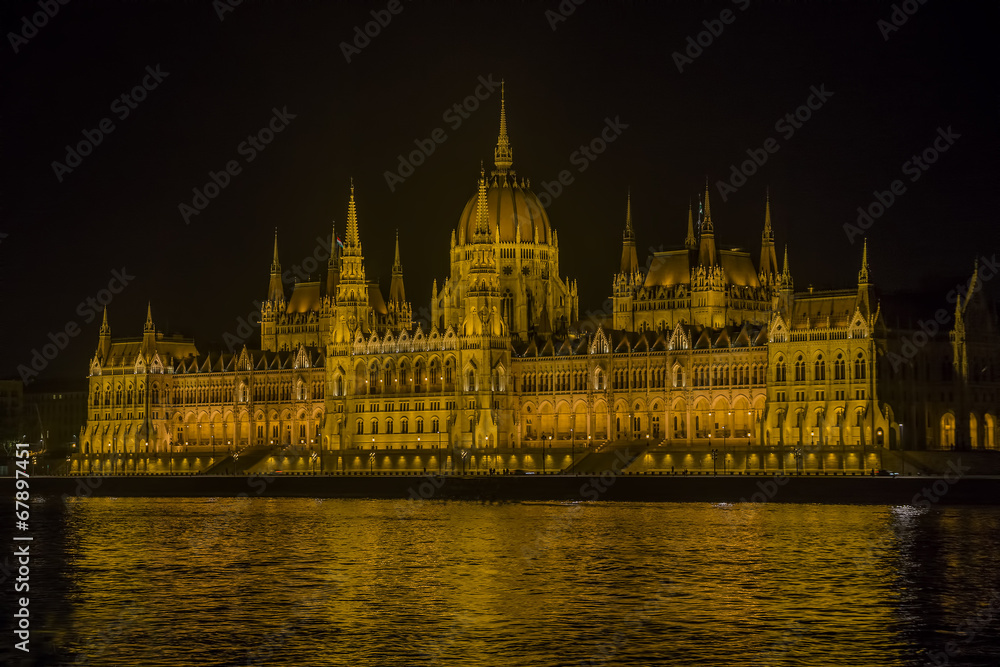 parliament of Hungary at night parliament of Hungary at night