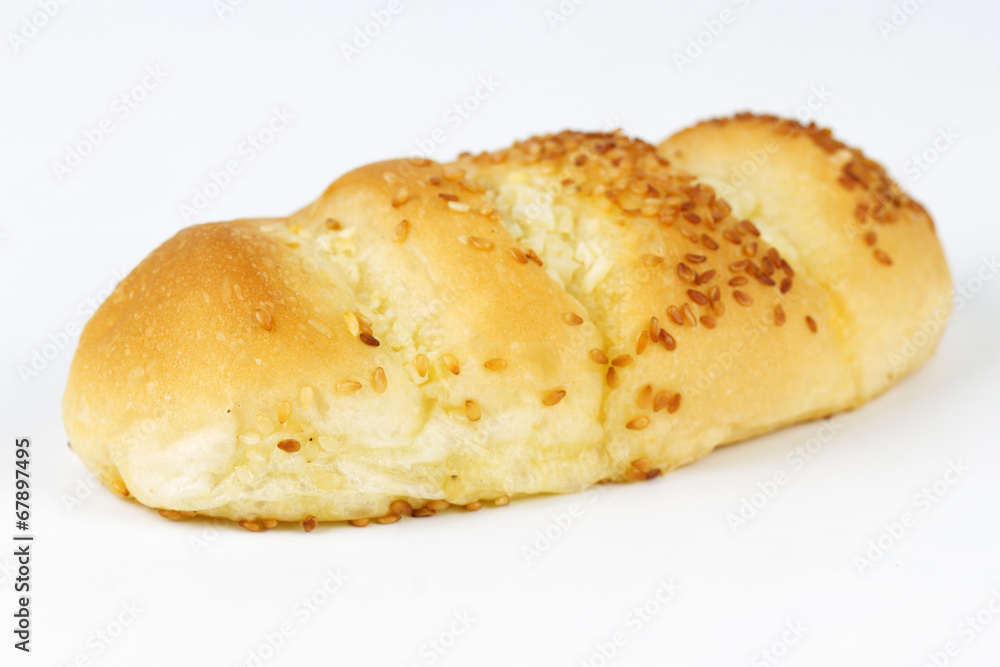 Sesame and garlic bread