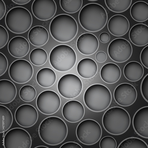 Dark grey circle background