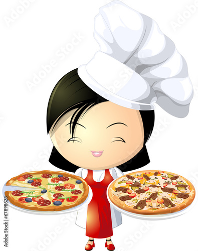 cook pizza