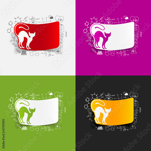 Drawing medical formulas: cat