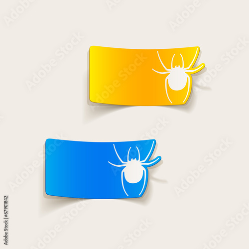 realistic design element: spider