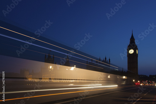 London at dusk