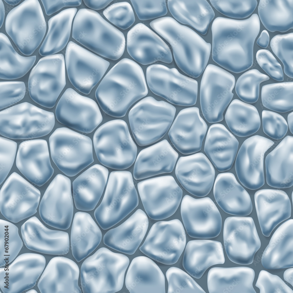 Seamless pattern of stonesin blue colors Seamless pattern of stonesin blue colors