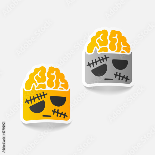 realistic design element: zombie