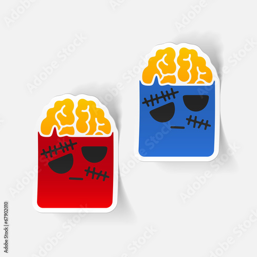 realistic design element: zombie