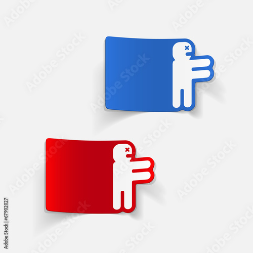 realistic design element: zombie