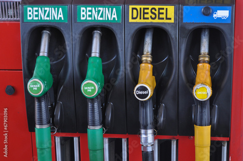 Italian gas station