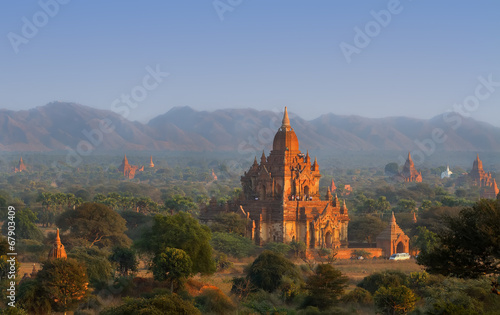 Brick temples in Bagan, Myanmar