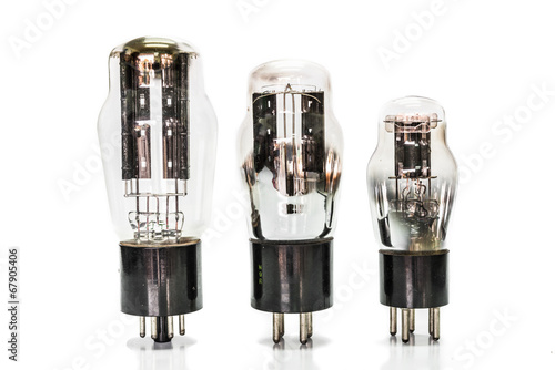 Vacuum electronic preamplifier tubes