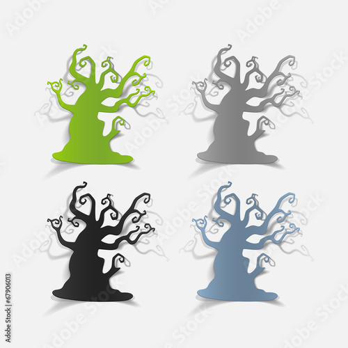 realistic design element: tree