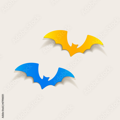 realistic design element: bat