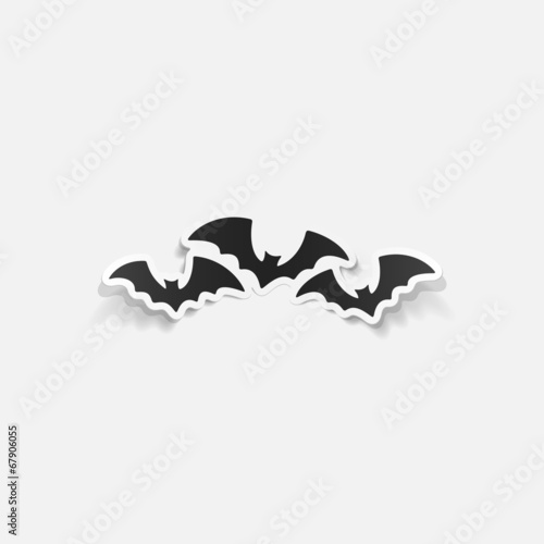 realistic design element: bat