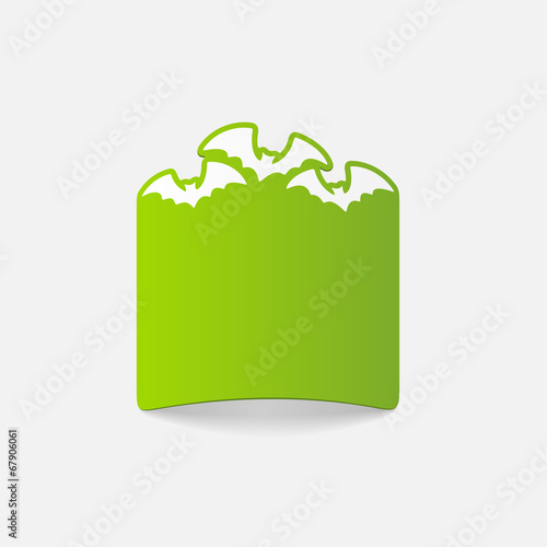 realistic design element: bat