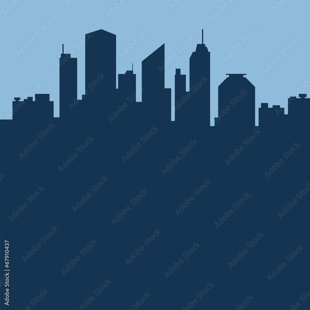 Abstract city background. Vector illustration