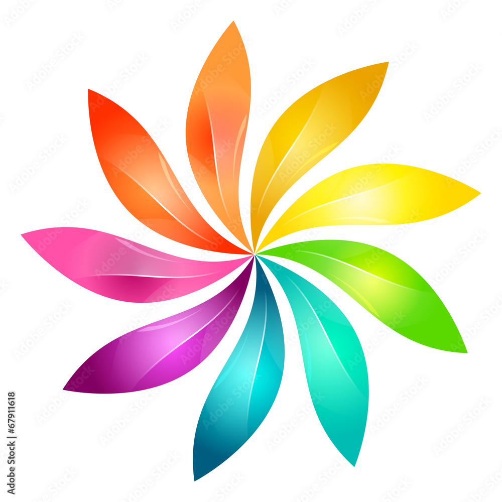 Abstract flower design Abstract flower design