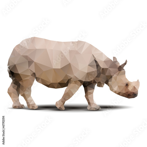 polygonal rhinoceros