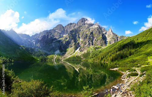 Jezioro Oko Morza w Tatrach, Polska