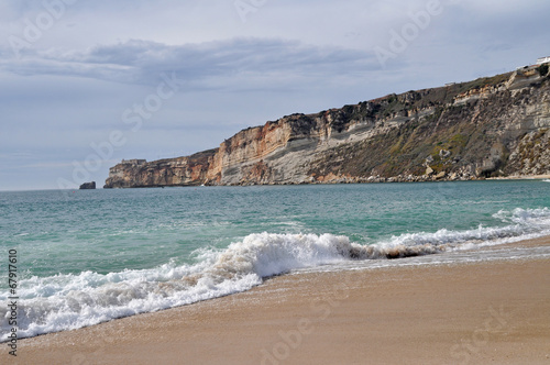 plaża w Nazare w Portugalii