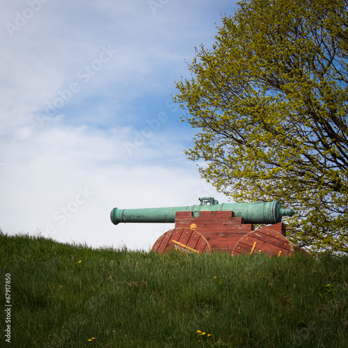 Photography Kanone auf Festung in Oslo