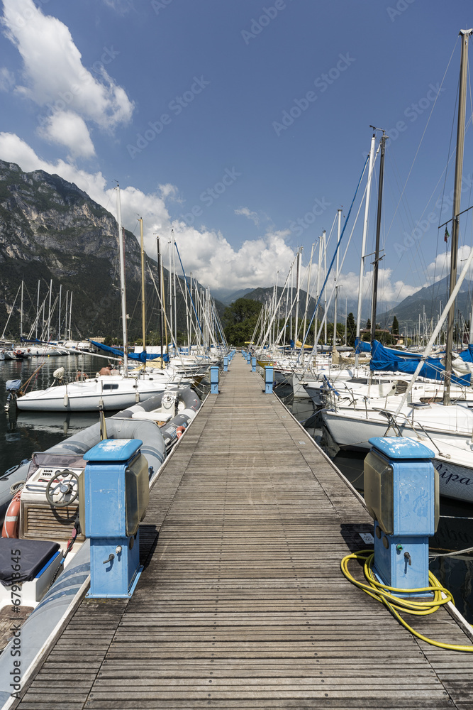 Fototapeta premium Porto a Riva del Garda
