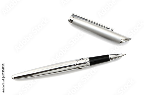 Silver an black pen