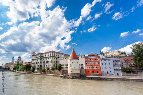 View of Passau, Bavaria, Germany