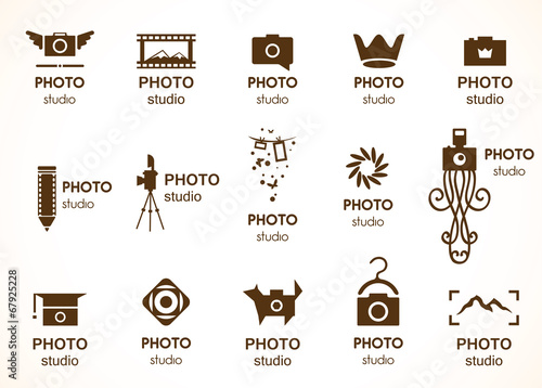 Signs for photo studio