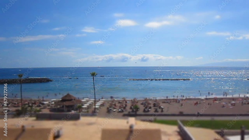 Beach, Boats and See on Tenerife Beach, Boats and See on Tenerife