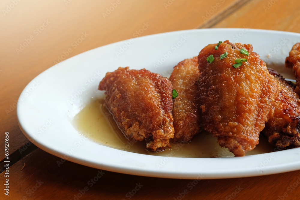 Fried Chicken with Fish Sauce Fried Chicken with Fish Sauce