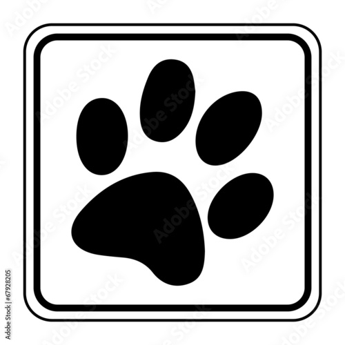 Logo empreinte animal.