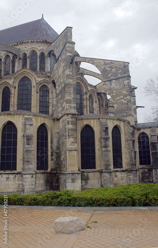 Saint Remi Basilica in Reims, France.
