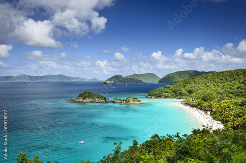 Foto St. John, US Virgin Island at Trunk Bay