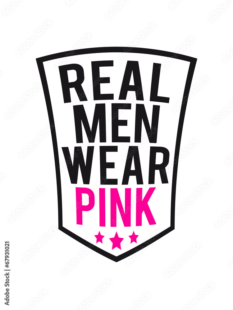 Logo Real Men Wear Pink