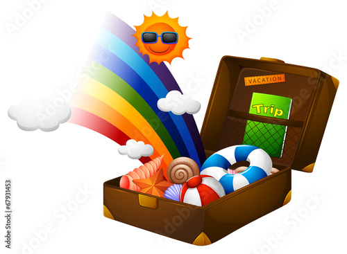 A summer vacation trip