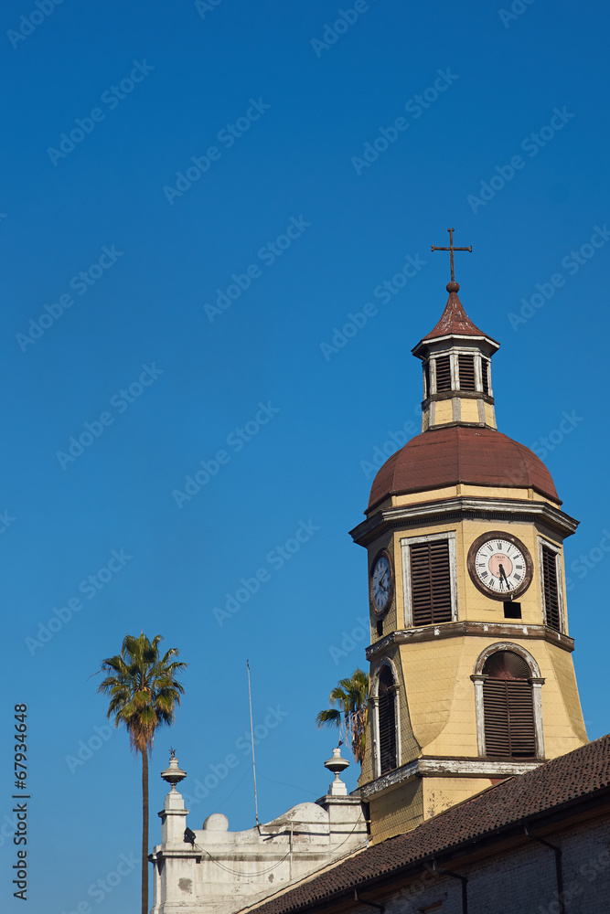 Historic Church in Santiago, Chile