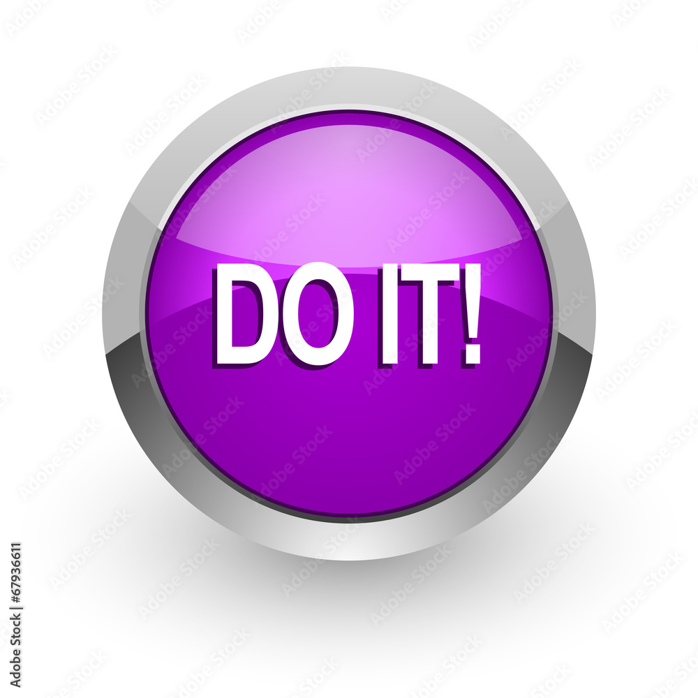 do it pink glossy web icon do it pink glossy web icon