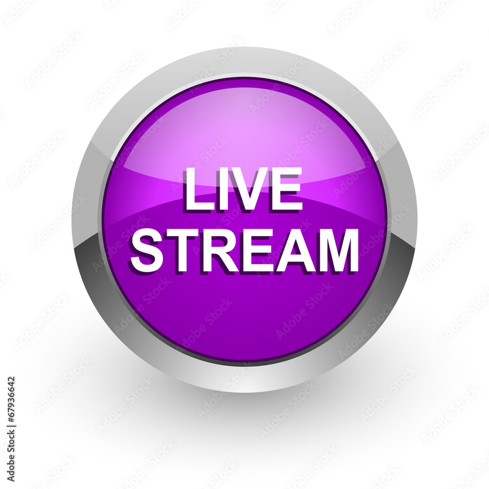 live stream pink glossy web icon live stream pink glossy web icon