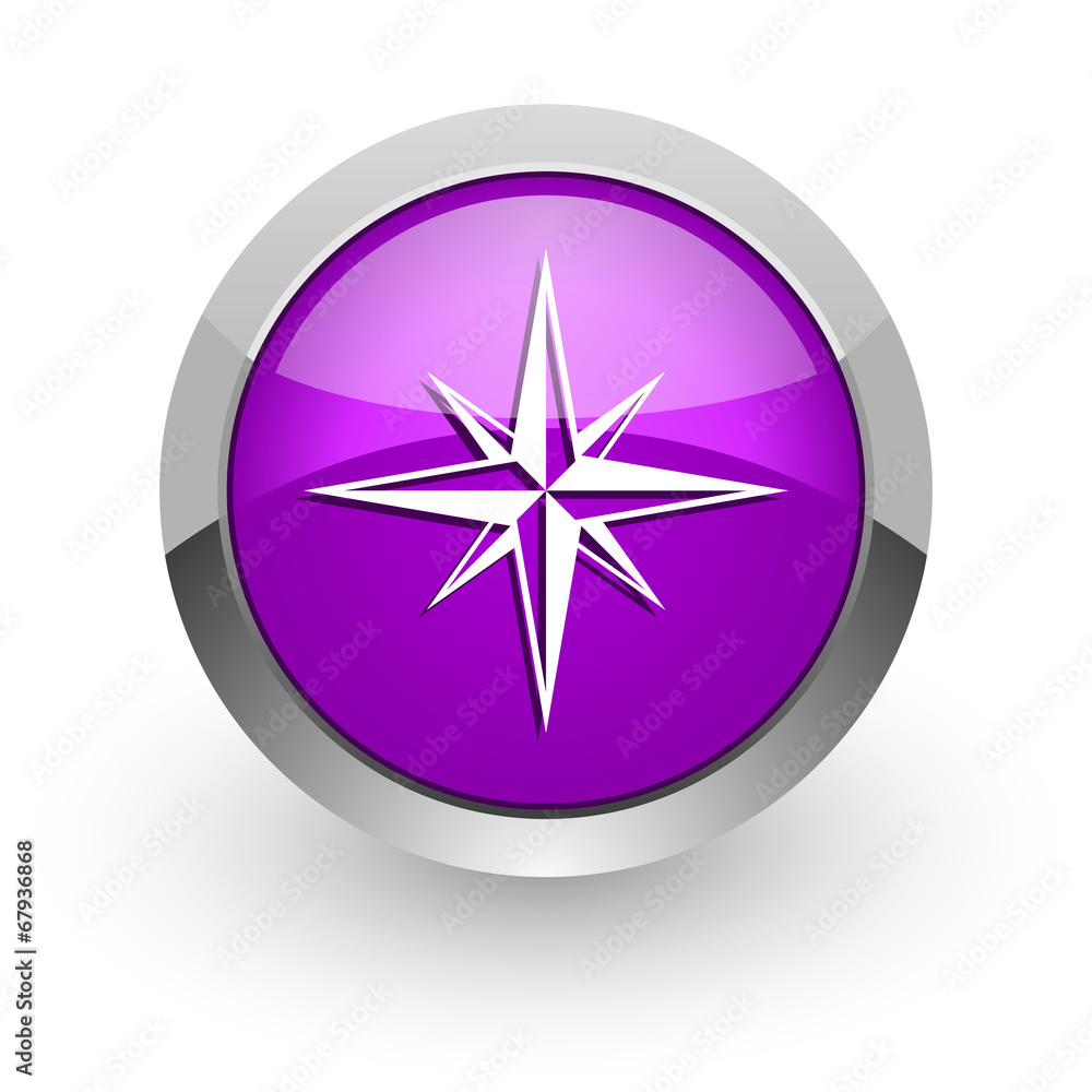 compass pink glossy web icon compass pink glossy web icon