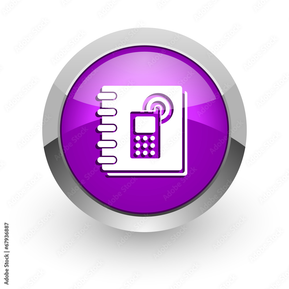 phonebook pink glossy web icon phonebook pink glossy web icon