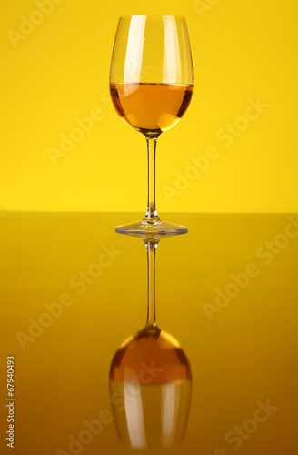 Glass of white wine