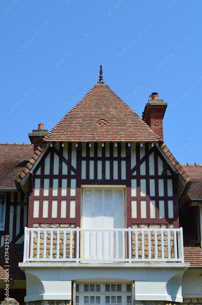Obraz premium Villa d'architecture néo-normande